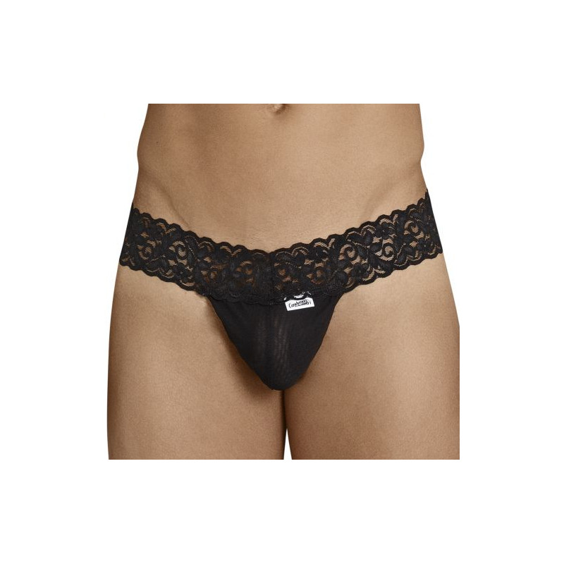 CandyMan String Dentelle Macog Noir
